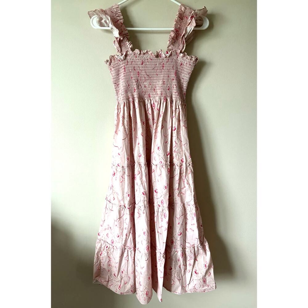 HILL HOUSE HOME Ellie Nap Dress Phenomenal Bridgerton Pink Floral S - Picture 10 of 11